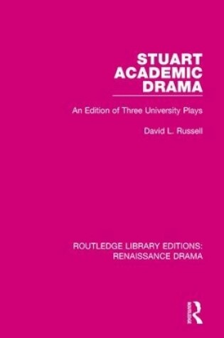 Cover of Stuart Academic Drama