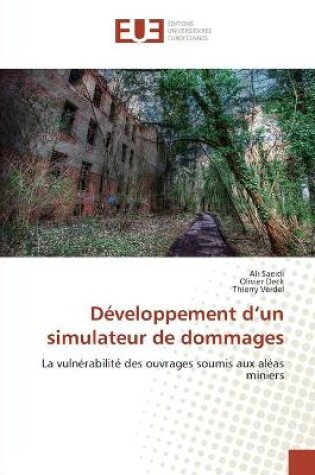 Cover of Developpement d''un simulateur de dommages