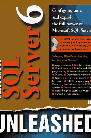 Cover of MS SQL SERVER 6 UNLEASHED