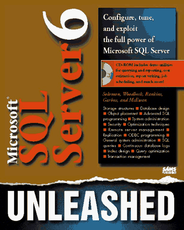 Book cover for MS SQL SERVER 6 UNLEASHED