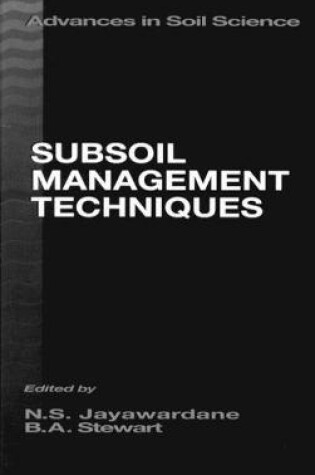 Cover of Subsoil Management Techniques