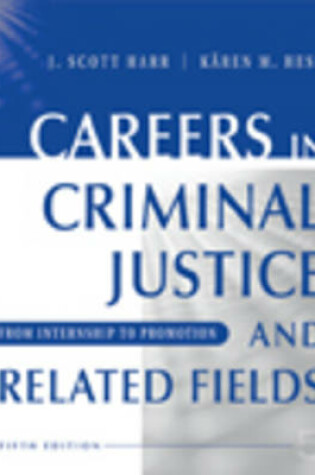 Cover of Careers in Criminal Justice and Related Fields