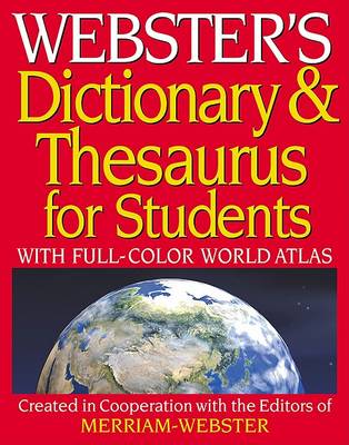 Book cover for Webster's Dictionary & Thesaurus for Students