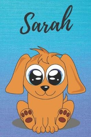 Cover of Sarah dog coloring book / notebook / journal / diary