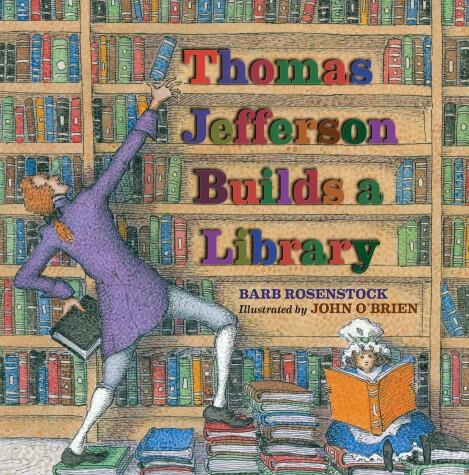 Book cover for Thomas Jefferson Builds a Library