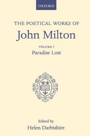 Cover of Poetical Works: Volume 1. Paradise Lost