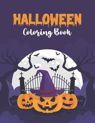 Book cover for Halloween Coloring Book