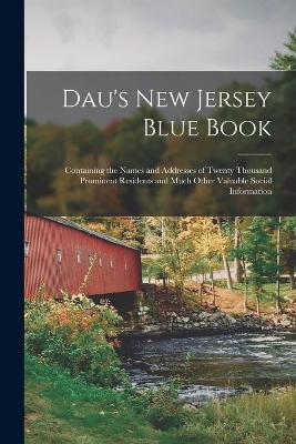 Book cover for Dau's New Jersey Blue Book