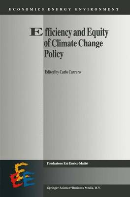 Cover of Efficiency and Equity of Climate Change Policy