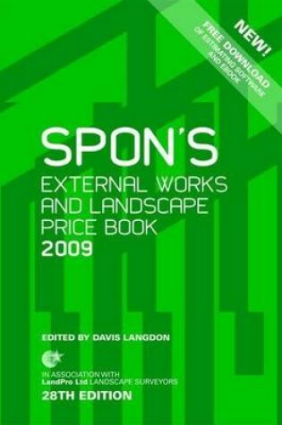 Cover of Spon's External Works and Landscape Price Book 2009