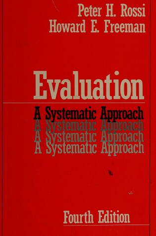 Cover of Evaluation