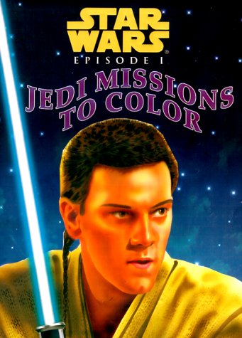 Book cover for Star Wars Episode 1: Jedi Missions to Color