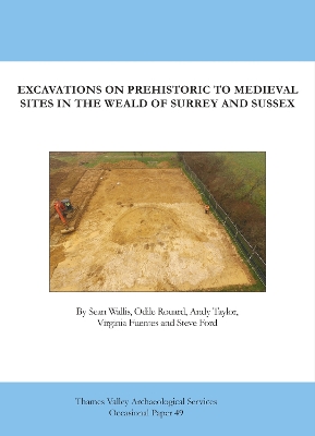Book cover for Excavations on Prehistoric to Medieval Sites in the Weald of Surrey and Sussex