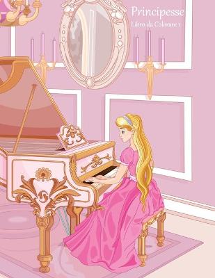 Cover of Principesse Libro da Colorare 1