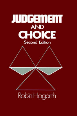 Book cover for Judgment and Choice