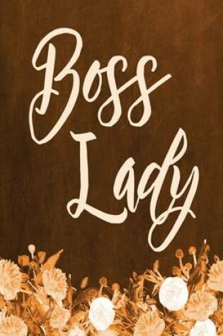 Cover of Chalkboard Journal - Boss Lady (Orange)