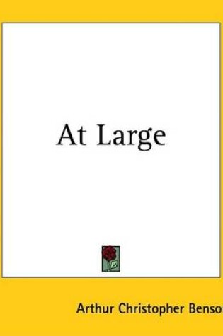 Cover of At Large