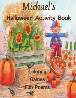 Book cover for Michael's Halloween Activity Book