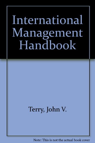 Book cover for International Management Handbook