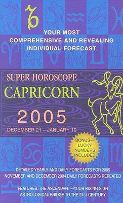 Cover of Capricorn (Super Horoscopes 2005)