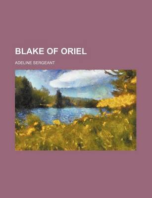 Book cover for Blake of Oriel