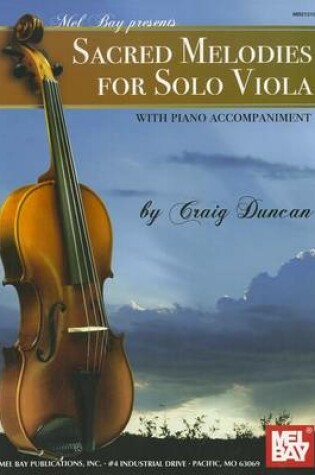 Cover of Sacred Melodies for Solo Viola