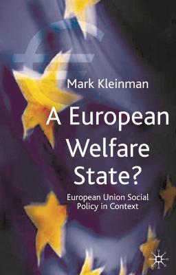 Book cover for A European Welfare State?