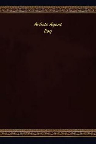 Cover of Artists Agent Log