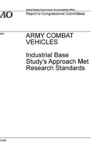 Cover of Army Combat Vehicles
