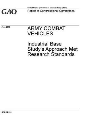 Book cover for Army Combat Vehicles