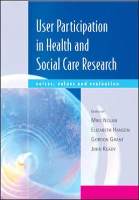 Book cover for User Participation Research in Health and Social Care
