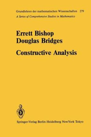 Cover of Constructive Analysis