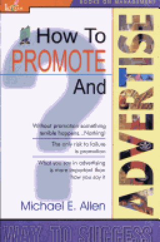 Cover of How to Promote and Advertise