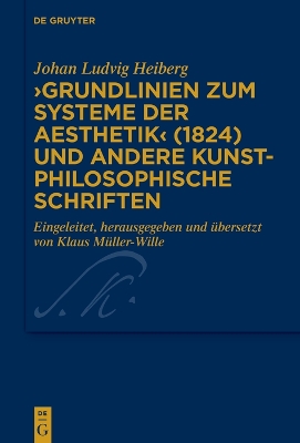 Book cover for >Grundlinien Zum Systeme Der Aesthetik