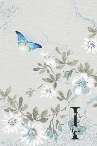 Cover of Undated 12 Month Weekly Planner - Serenity Butterfly in Flight Monogram Letter I