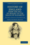 Book cover for History of England from the Fall of Wolsey to the Death of Elizabeth