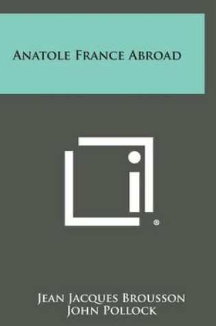 Cover of Anatole France Abroad