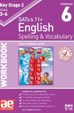 Cover of KS2 Spelling & Vocabulary Workbook 6