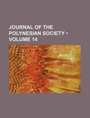 Book cover for Journal of the Polynesian Society (Volume 14)