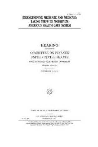 Cover of Strengthening Medicare and Medicaid