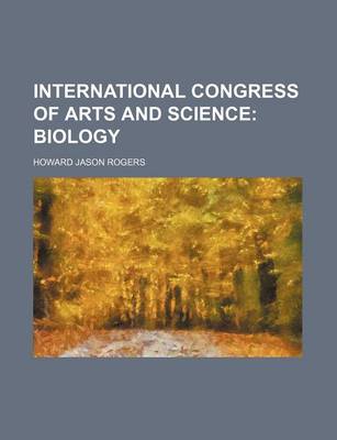 Book cover for International Congress of Arts and Science