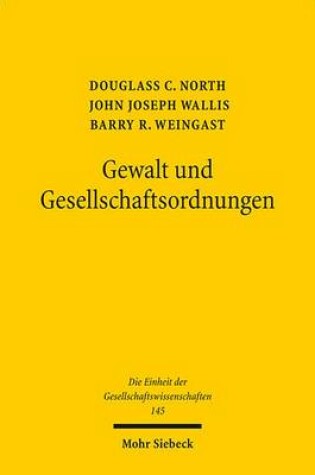 Cover of Gewalt und Gesellschaftsordnungen