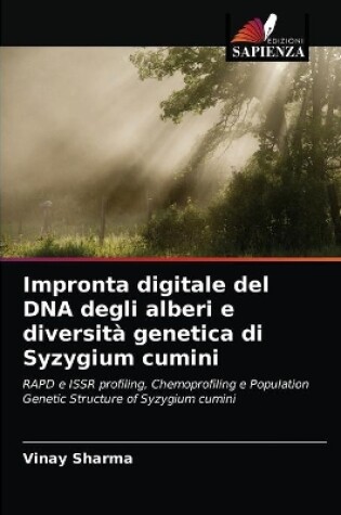 Cover of Impronta digitale del DNA degli alberi e diversità genetica di Syzygium cumini