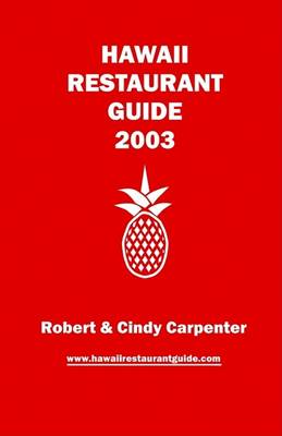 Book cover for Hawaii Restaurant Guide 2003