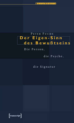 Book cover for Der Eigen-Sinn Des Bewusstseins