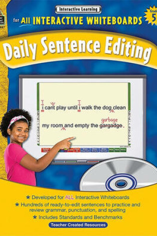 Cover of Interactive Learning: Daily Sentence Editing, Grade 5