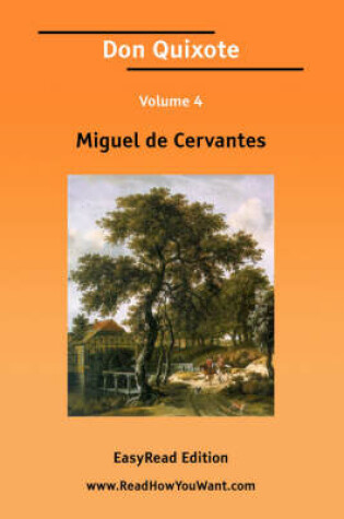 Cover of Don Quixote Volume 4 [Easyread Edition]