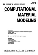 Cover of Computational Material Modelling