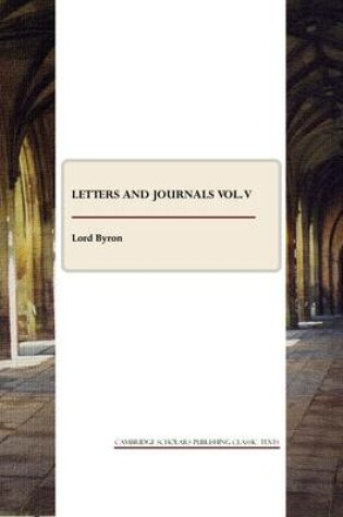 Cover of Letters and Journals vol. V