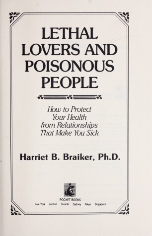 Book cover for Lethal Lovers and Poisonous People